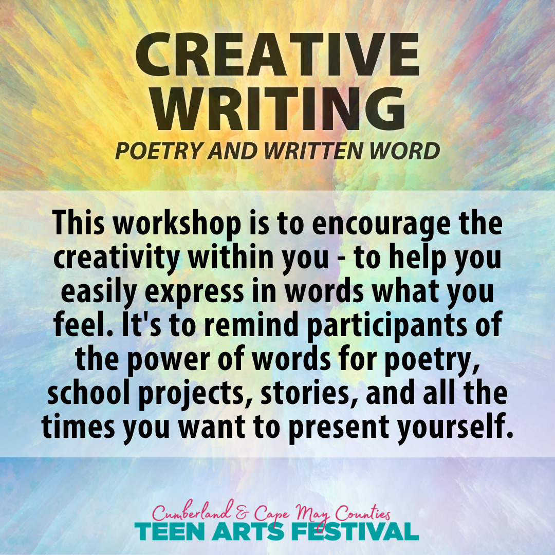 This workshop is to encourage the creativity within you - to help you easily express in words what you feel. It's to remind participants of the power of words for poetry, school projects, stories, and all the times you want to present yourself.