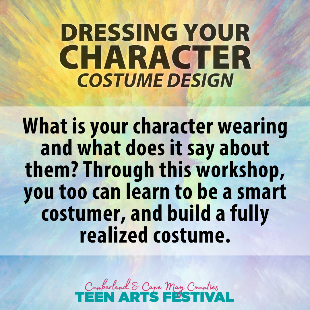 What is your character wearing and what does it say about them? Through this workshop, you too can learn to be a smart costumer, and build a fully realized costume.