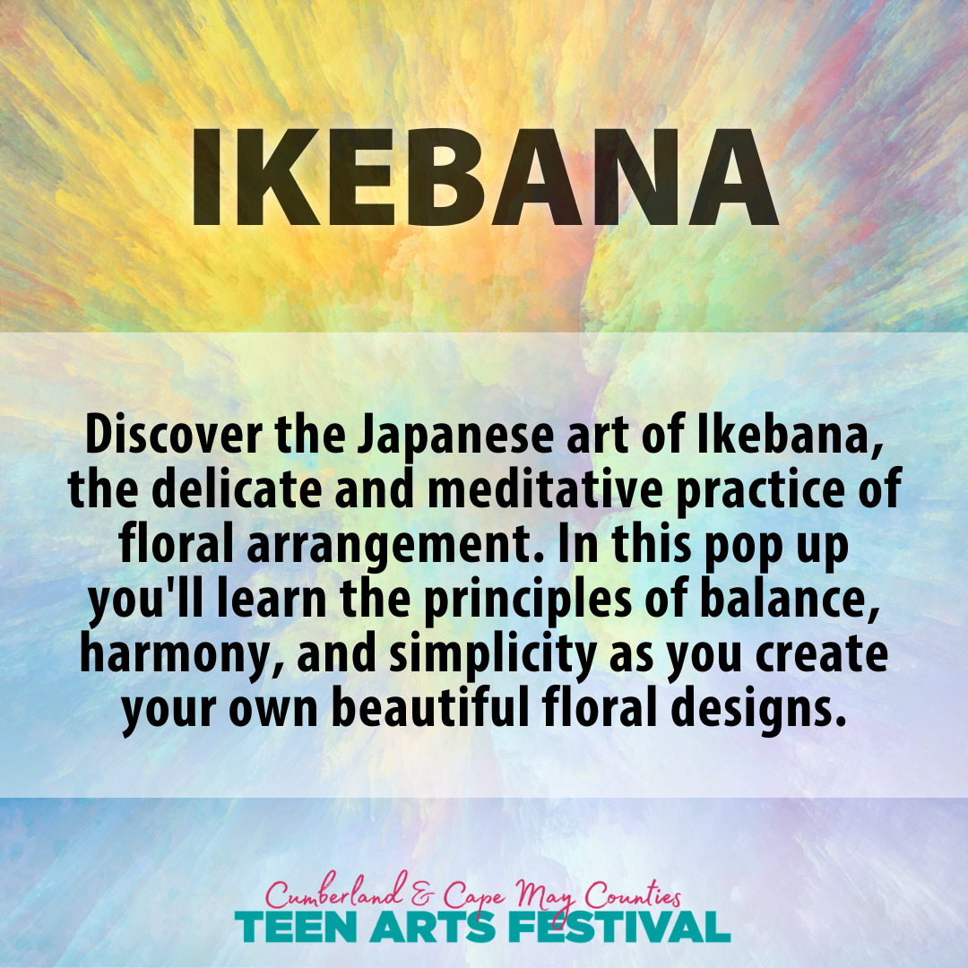 Discover the Japanese art of Ikebana, the delicate and meditative practice of floral arrangement. In this pop up you'll learn the principles of balance, harmony, and simplicity as you create your own beautiful floral designs.
