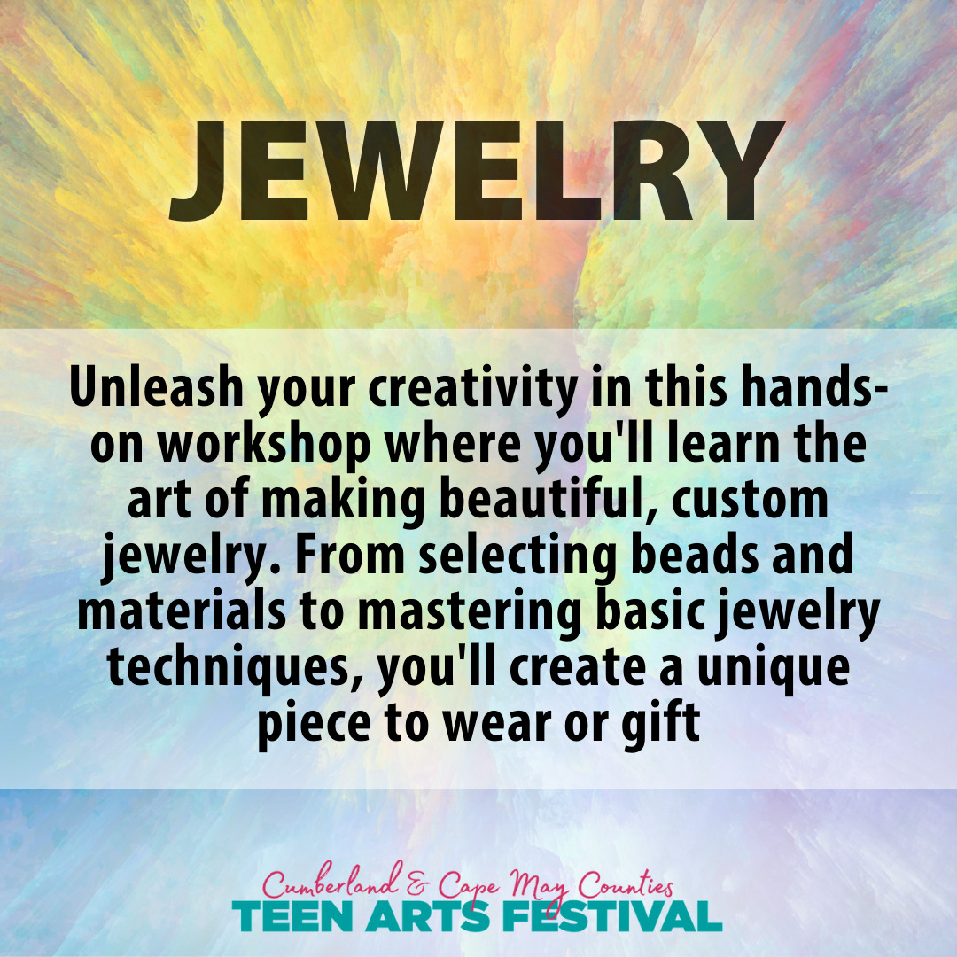 Unleash your creativity in this hands-on workshop where you'll learn the art of making beautiful, custom jewelry. From selecting beads and materials to mastering basic jewelry techniques, you'll create a unique piece to wear or gift