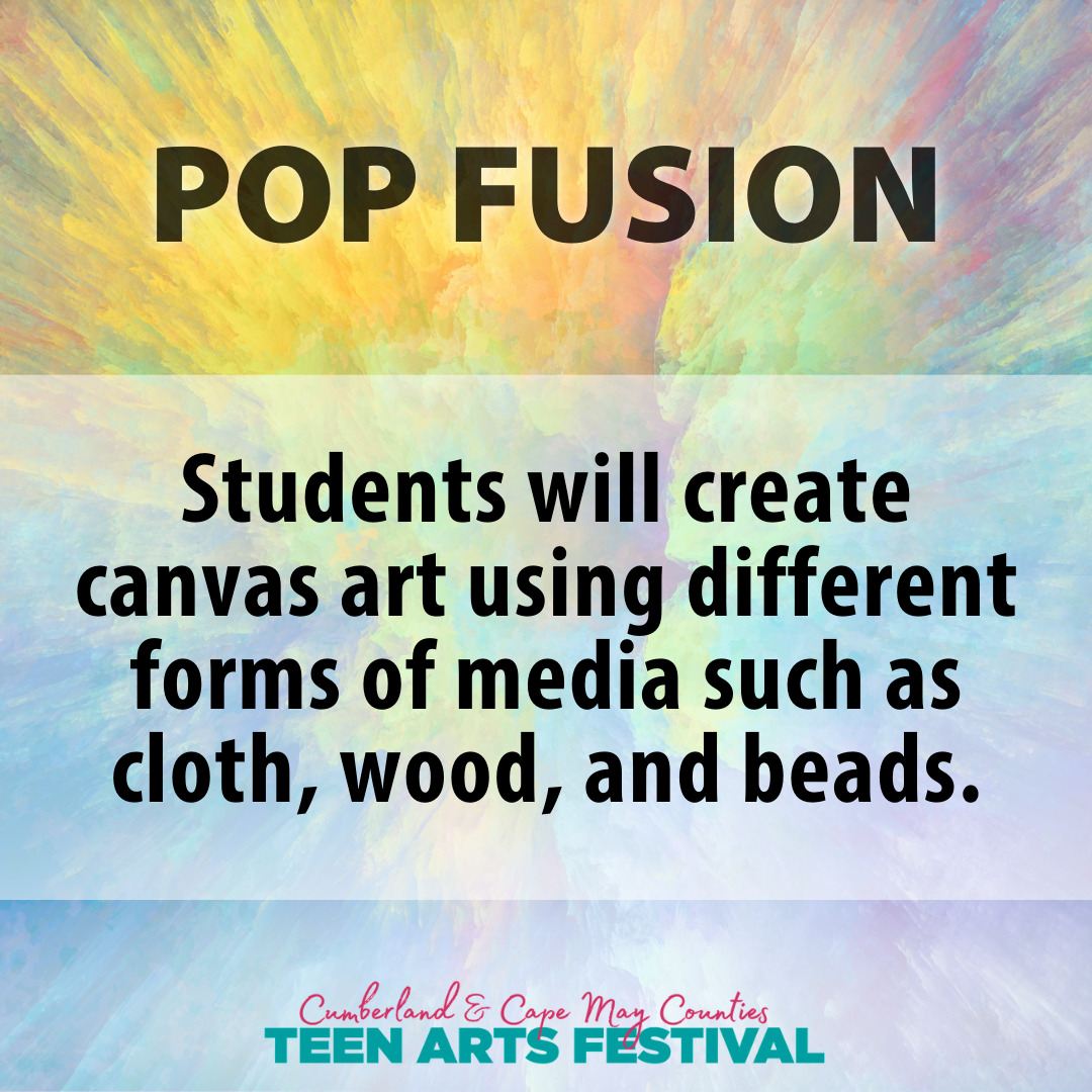 Students will create canvas art using different forms of media such as cloth, wood, and beads.