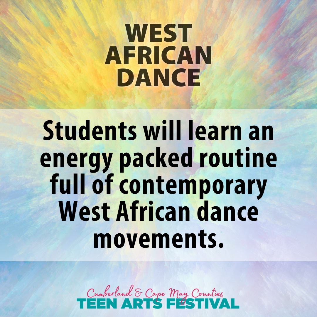 Students will learn an energy packed routine full of contemporary West African dance movements.